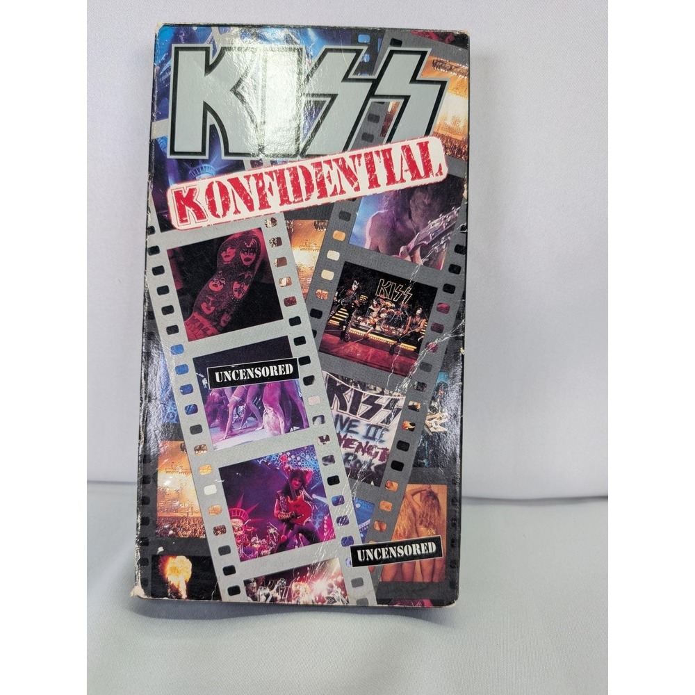 KISS Konfidential VHS Tape‎ 1993 PolyGram Video Music Documentary Uncensored